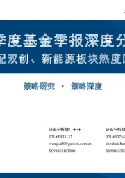 三季度基金季报深度分析：增配双创、新能源板块热度回升