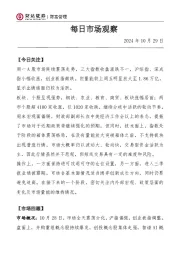 每日市场观察