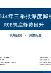2024年三季报深度解析：ROE筑底静待回升