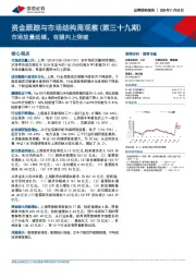 资金跟踪与市场结构周观察（第三十九期）：市场放量延续，有望向上突破