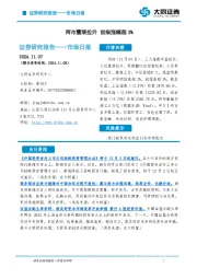 市场日报：两市震荡拉升 创指涨幅超3%