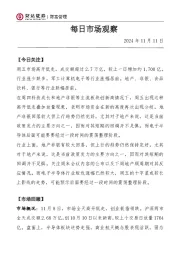 每日市场观察