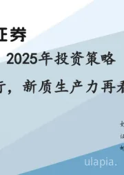 2025年投资策略：蓄势前行，新质生产力再看北交所