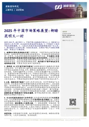 2025年中国市场策略展望：柳暗花明又一村