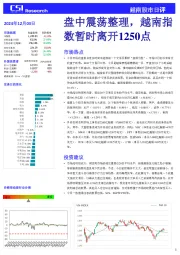 越南股市日评