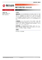 粤开市场日报