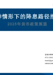 2025年货币政策展望：两种情形下的降息路径推演