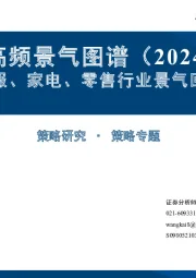 中观高频景气图谱（2024.12）：社服、家电、零售行业景气回暖
