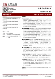 河南资本市场月报（2024年第11期）