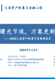2025大类资产配置年度策略报告：曙光乍现，万象更新