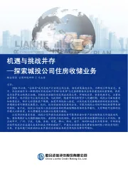 探索城投公司住房收储业务：机遇与挑战并存