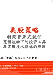 美股策略：特朗普正式就任宽幅波动下的投资工具及常用技术指标的应用