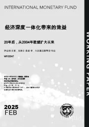 20年后，从2004年欧盟扩大以来：经济深度一体化带来的效益