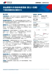 资金跟踪与市场结构周观察(第五十四期):个股层面赚钱效应继续分化