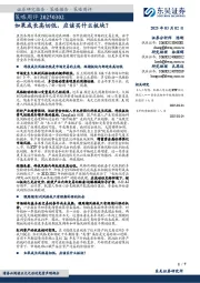 策略周评：如果成长高切低，应该买什么板块？