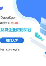 DeepSeek大模型及其企业应用实践：每个人都可以读懂的大模型科普报告（企业篇）