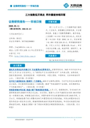 市场日报：三大指数低开高走 两市量能持续回落