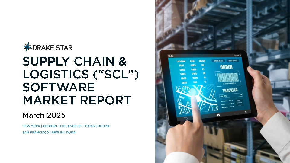 SUPPLY CHAIN & LOGISTICS ("SCL") SOFTWARE MARKET REPORT
