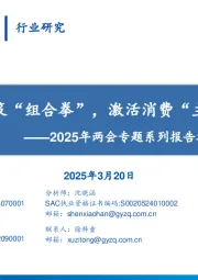 2025年两会专题系列报告之四:消费民生篇:精准施策“组合拳”,激活消费“主引擎”