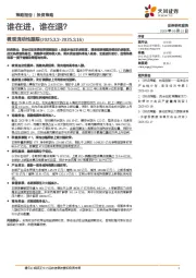 微观流动性跟踪：谁在进，谁在退？