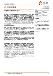 行业比较周报：如何看待“涨价题材”接力