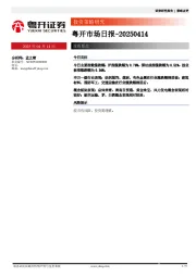 粤开市场日报