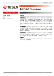 粤开市场日报