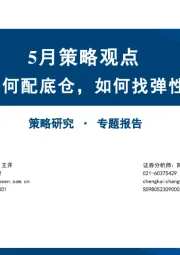 5月策略观点：如何配底仓，如何找弹性