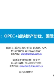 原油周报:OPEC+加快增产步伐,国际油价走弱