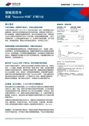 策略周思考：挖掘“Deepseek时刻”扩散行业