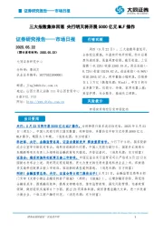市场日报：三大指数集体回落 央行明天将开展5000亿元MLF操作