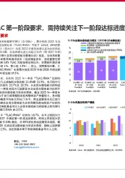 四大行按期满足TLAC第一阶段要求，需持续关注下一阶段达标进度
