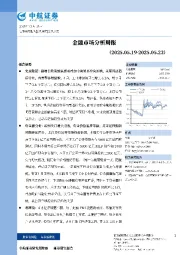 金融市场分析周报