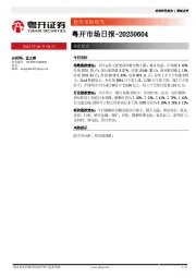 粤开市场日报