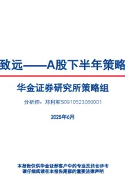 A股下半年策略展望：行稳致远