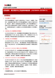 机构调研、股东增持与公司回购策略周报