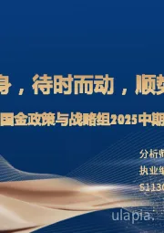 国金政策与战略组2025中期策略报告：藏器于身，待时而动，顺势而为