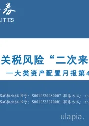 大类资产配置月报第48期：2025年7月：美国关税风险“二次来袭”