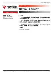 粤开市场日报
