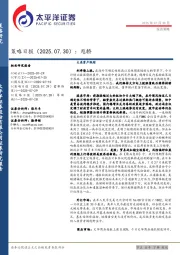 策略日报：甩轿