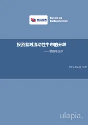 策略周观点：投资者对流动性牛市的分歧