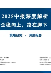 2025中报深度解析：企稳向上，路在脚下