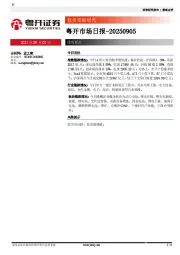 粤开市场日报