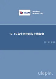 13-15年牛市中成长主线复盘