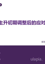 A股主升初期调整后的应对策略