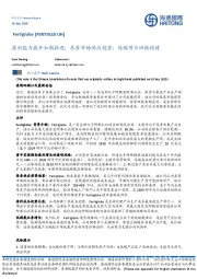 盈利能力提升如期推进；尿素市场供应趋紧；低碳项目回报稳健