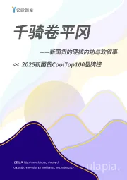 2025新国货CoolTop100品牌榜：新国货的硬核内功与软叙事-千骑卷平冈