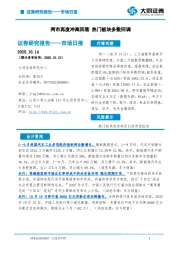 市场日报：两市再度冲高回落 热门板块多数回调