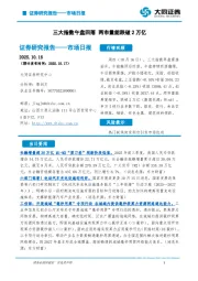 市场日报：三大指数午盘回落 两市量能跌破2万亿