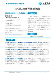 市场日报：三大指数大幅回落 两市量能持续收缩